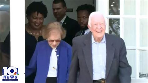 Jimmy Carter, 3 months into hospice, is aware of tributes, enjoying ice cream